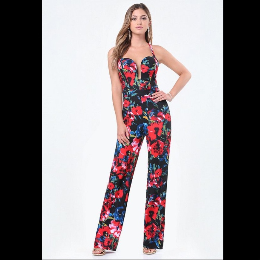 BNWT Gorgeous Bebe X Naven Floral Jumpsuit